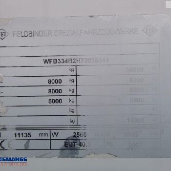 2007 Feldbinder NCH 40