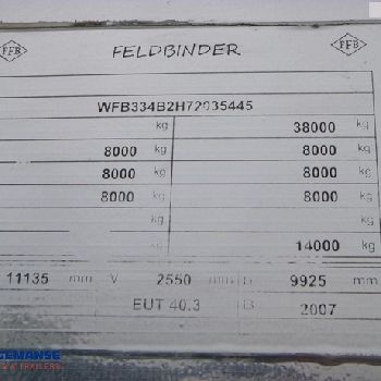 2007 Feldbinder NCH 40