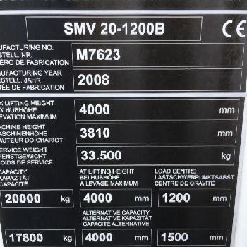 2008 SMV 20-1200B