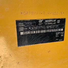 2010 CATERPILLAR 777F