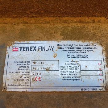 2008 Terex Finlay MP300