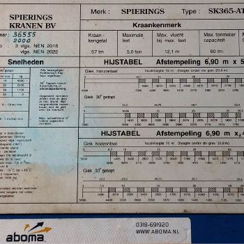2000 Spierings SK365-AT3