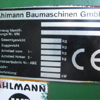 AHLMANN AZ4 (FOR PARTS)