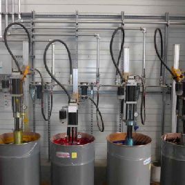 Bombas de pintura neumáticas Betz 4 P 100-2L para barriles de 200 kg