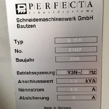 Perfecta SL 10 P VLF stack lift