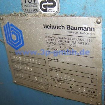 Baumann BSW 6-1500 fully automatic pile turner