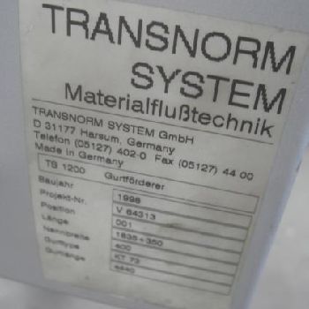 Transnorm TS 1200 conveyor belt