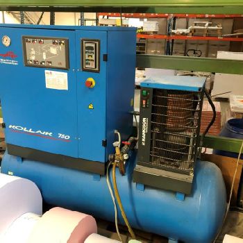 Worthington Rollair compressor with Hankison air dryer