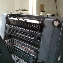Heidelberg GTO 52-2-P two-color offset printing machine