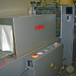 Kallfass Superwrap 650 tension packer with shrink tunnel