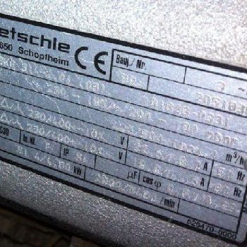 Elmo-Rietschle side channel blower