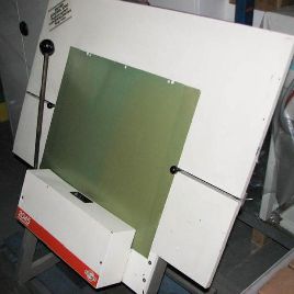 Bacher 245 printing plate punch