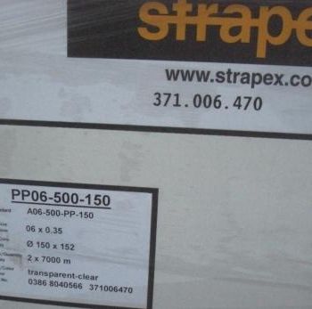 Strapex PP tape for strapping machines