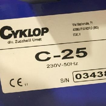 Cyklop C 25 wet tape dispenser