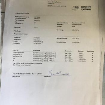 Blum AlphaCompact 120 RH label dispenser