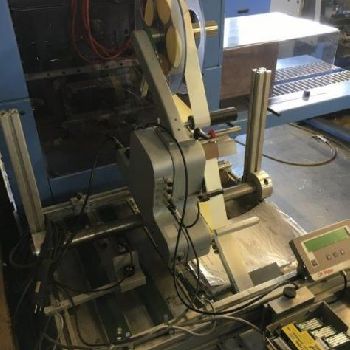 Blum AlphaCompact 120 RH label dispenser