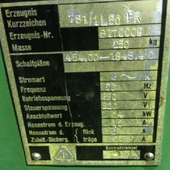 Brehmer / Polygraph 781 long arm wire stitching machine