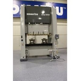 NEW KOMATSU H2W 300 STRAIGHT SIDE DOUBLE CRANK SERVO PRESSInventory# 39281