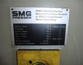 FEINTOOL SMG HFA 6300 650 TON HYDRAULIC FINE BLANKING PRESSInventory# 39787