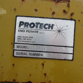 PRO-TECH SP12L Snow Plow For Sale In Pittsfield, Massachusetts