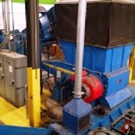 200 HP Vecoplan RG 62/200 KFFT Shredder / Film & amp; Rotor de fibra