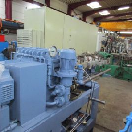 Compounding plant with strand granulation