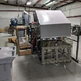 (2013) Gaylord or 95 Gallon Tipper / 40 HP Allegheny Paper Shredder / 20 HP Selco Baler/ Conveyors / System