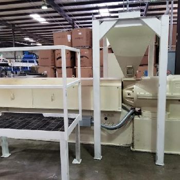 ETI#3461 4.5� Sterling Extruder 200 HP with strand water bath &amp; Cumberland pelletizing line in USA