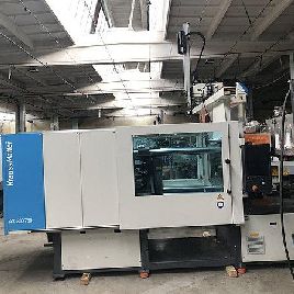 KRAUSS MAFFEI KM 230-750 AX avec robot Wittmann-Krauss Maffei LRX100 / Machine électrique