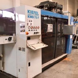 ETI#1356 (2002) KIEFEL Speed Former KMD 75 F (BFS) Thermoforming Machine With Punching Press KMST 20/4 in Europe