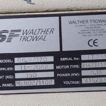 Walther Trowal Conveyor