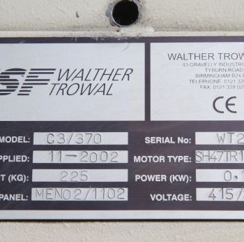 Walther Trowal Conveyor