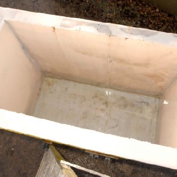 Plasticraft Mild steel Nylon lined chemical processing tank