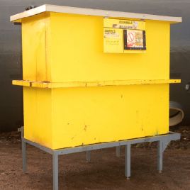 Plasticraft Mild steel Nylon lined chemical processing tank