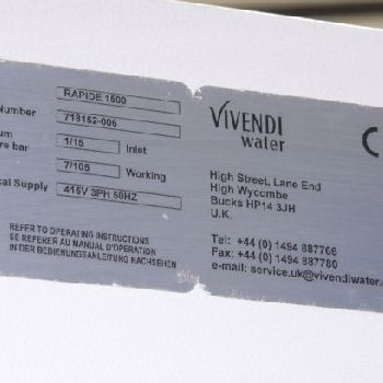 Vivendi De-Mineralised Water Plant