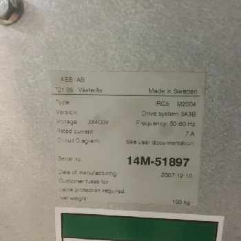 ABB IRB 140 baie IRC5, 2007, only used for fairs and demos