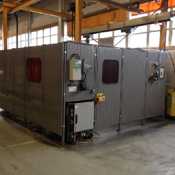 ABB cellule de soudage avec robot IRB 1600 IRC5 et poste ESAB peu d’heures