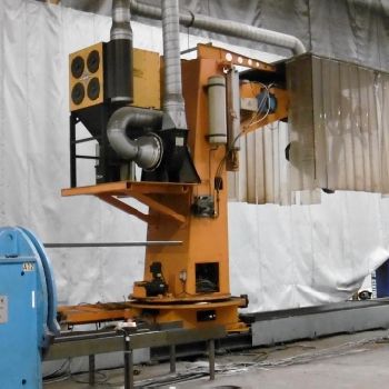 CLOOS ROMAT 310 very big welding cell tandem wire