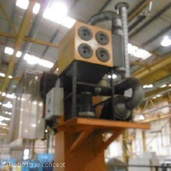 CLOOS ROMAT 310 very big welding cell tandem wire
