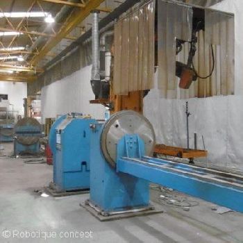 CLOOS ROMAT 310 very big welding cell tandem wire