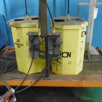 CLOOS ROMAT 310 very big welding cell tandem wire