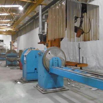 CLOOS ROMAT 310 very big welding cell tandem wire