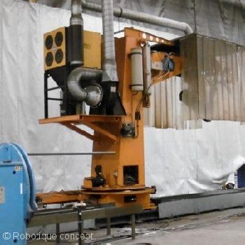 CLOOS ROMAT 310 very big welding cell tandem wire