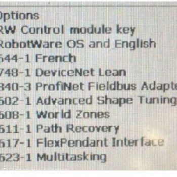 2014 ABB IRB 6620 with IRC5cabinet, 319 hours only