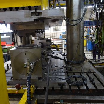 IHU plant, hydraulic 3 column press DUNKES HS 3-1500