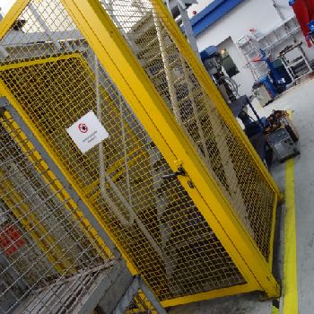 IHU plant, hydraulic 3 column press DUNKES HS 3-1500