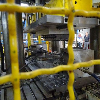 IHU plant, hydraulic 3 column press DUNKES HS 3-1500