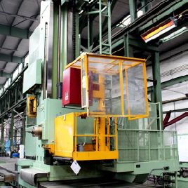 Plate boring machine - horizontal