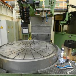 Tool milling and boring machine - rotary table