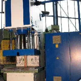 Presse à cadre en C hydraulique (dessin) LAUFFER EZU 100 (UVV)